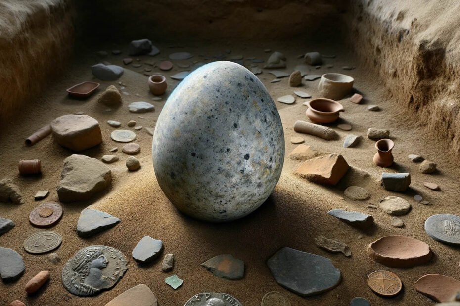 Huevo antiguo de 1,700 años aún líquido
