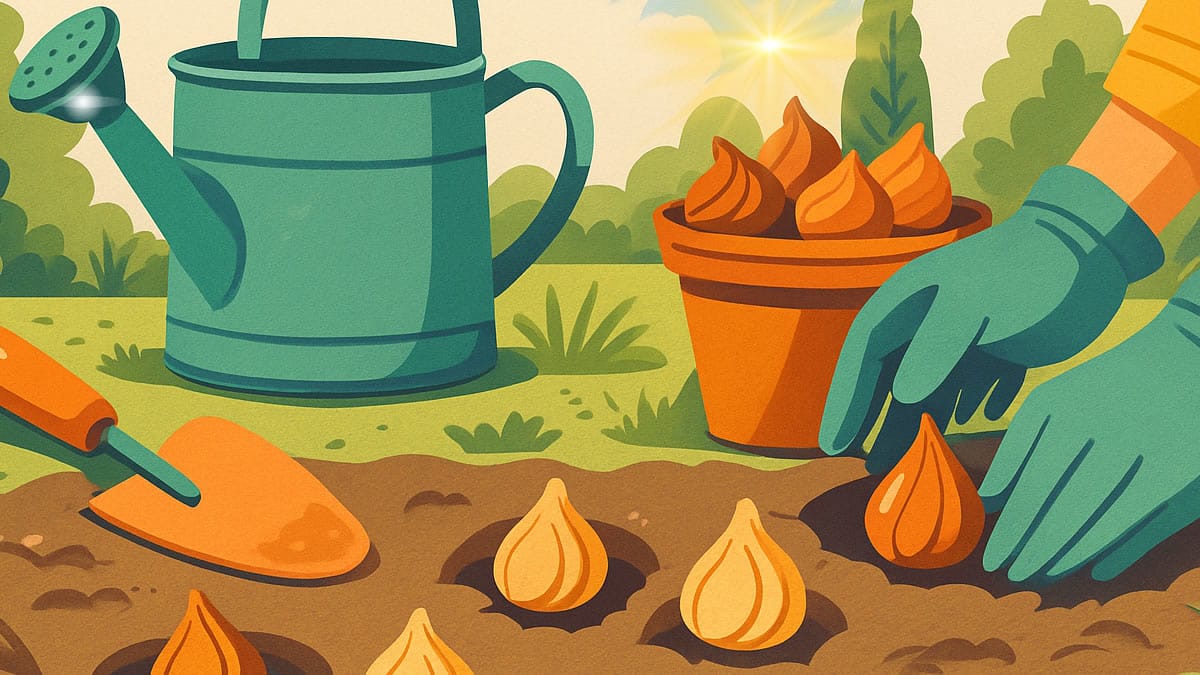 Bulbos de otoño: plantar tulipanes, narcisos y jacintos