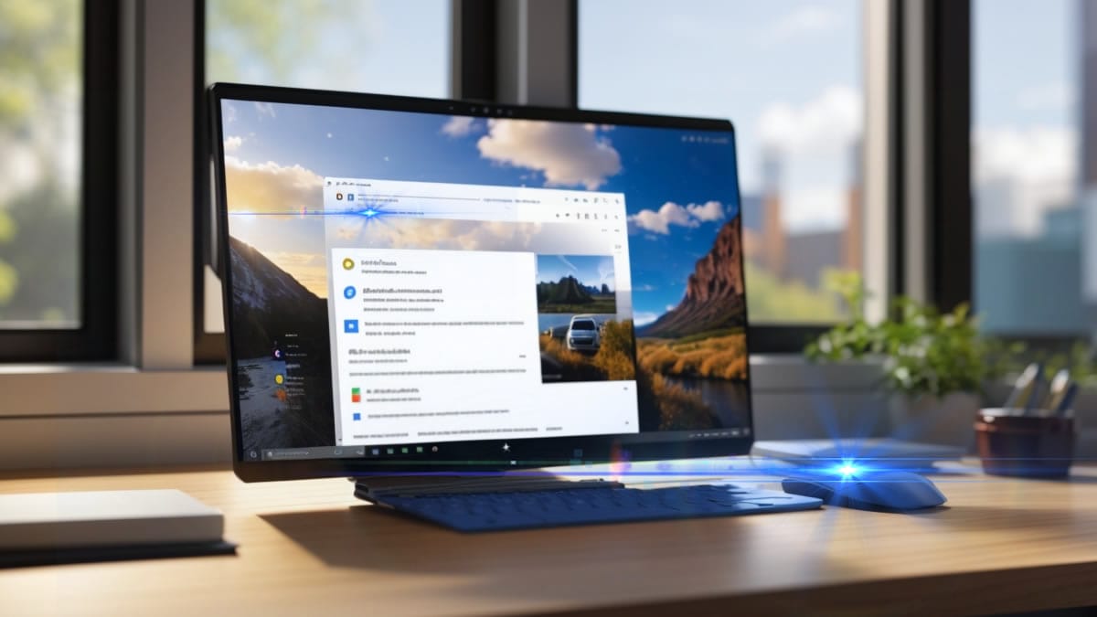 Pantalla de ordenador con Copilot mostrando opciones de conexión a Gmail y Google Drive