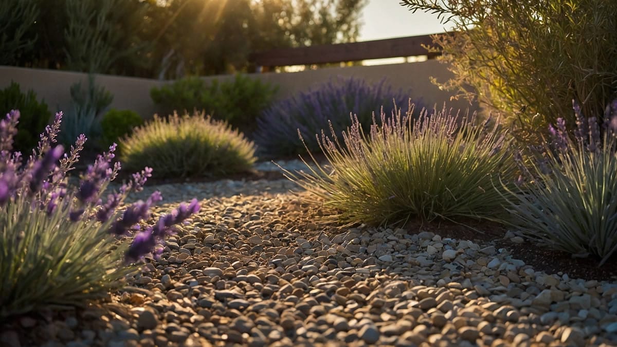 Parterre mediterráneo poca agua