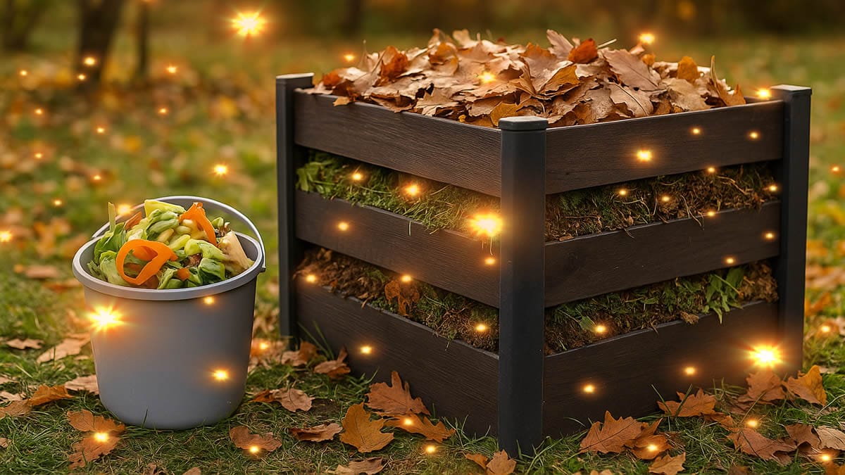 Cómo hacer compost casero en otoño paso a paso