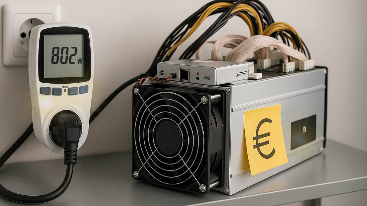 Minería doméstica: eficiencia por vatio, costes y riesgos antes de empezar.